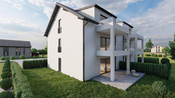 Hausansicht Süd-West