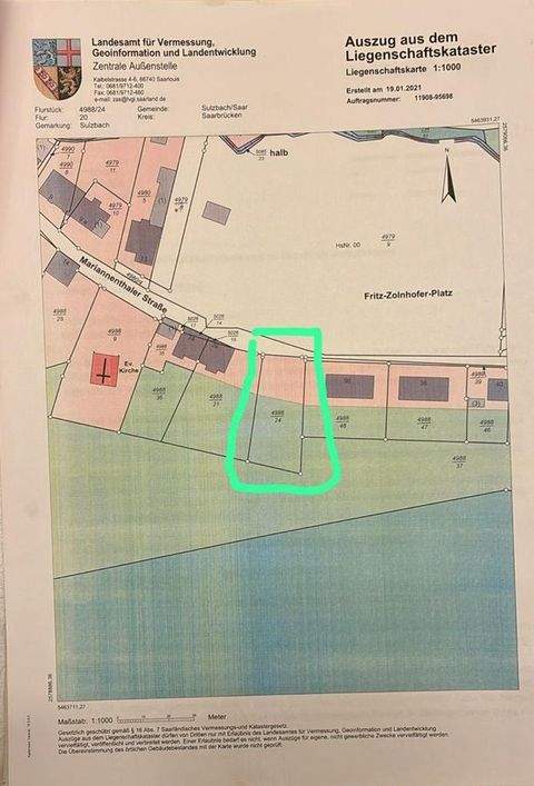 Sulzbach/Saar Grundstücke, Sulzbach/Saar Grundstück kaufen