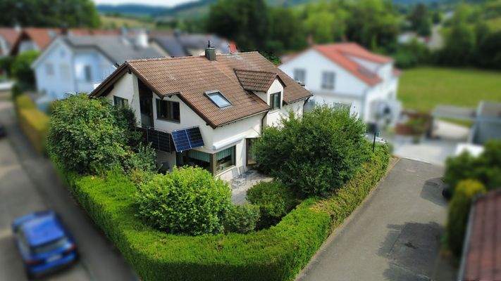 Drohnenaufnahme Hausansicht