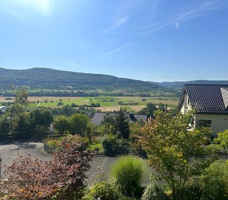 Blick vom Balkon