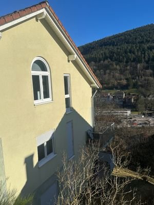 rechts des Hauses