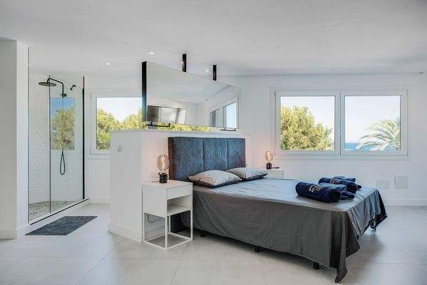 Master bedroom in apartment in Magaluf