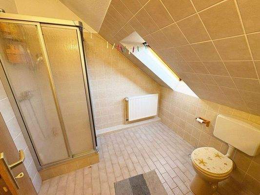 Duschbad im Obergeschoss