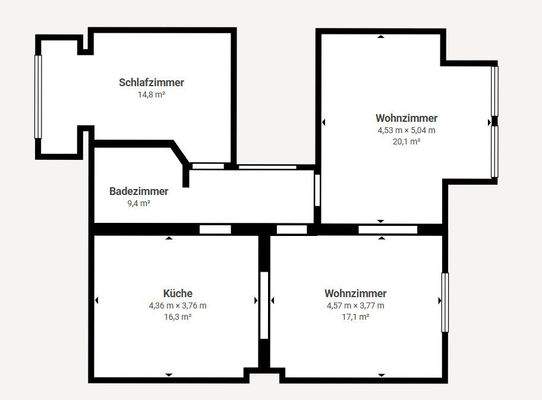 Grundriss Ziegelstraße EG