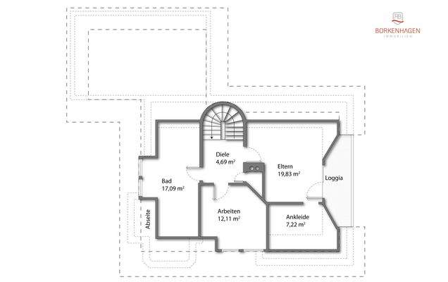 unverbindlicher Grundriss - Obergeschoss