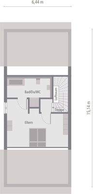 Grundriss Spitzboden