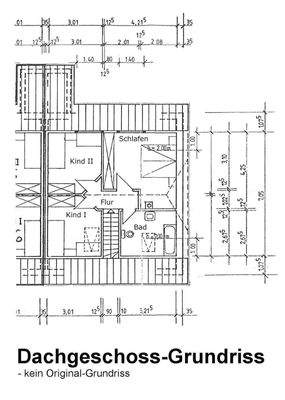 Dachgeschoss-Grundriss