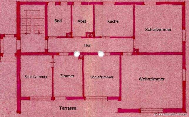 Grundriss (nicht maßstabsgetreu)