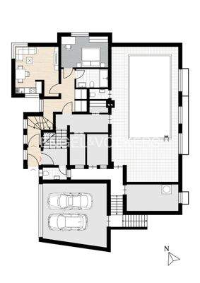 Untergeschoss mit Pool