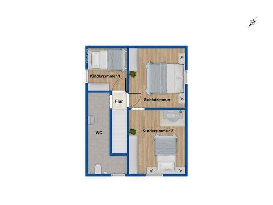 Grundriss Obergeschoss