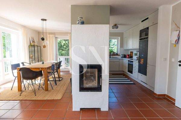 Kamin im Wohn-/Essbereich