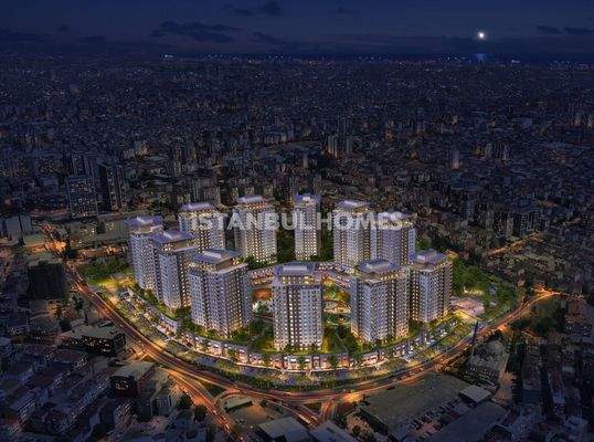 Elegant Apartments in an Extensive Project in Bagcilar