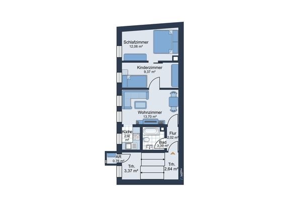 Grundriss Hinterhaus 