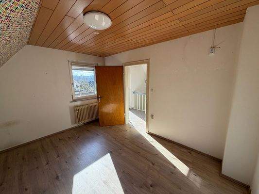 Zimmer im Dachgeschoss