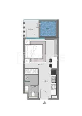 Investment Apartments with Private Pool and Balcony in Arjan Dubai