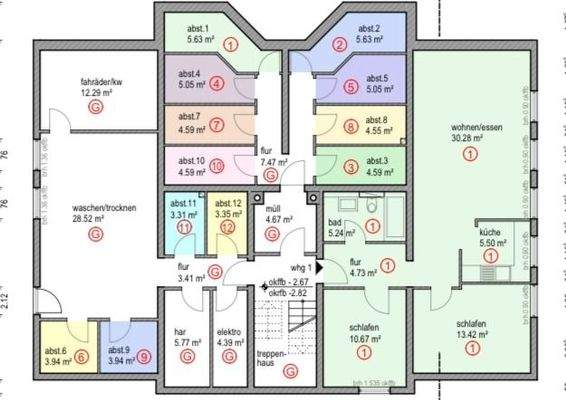 Grundriss Kellergeschoss 