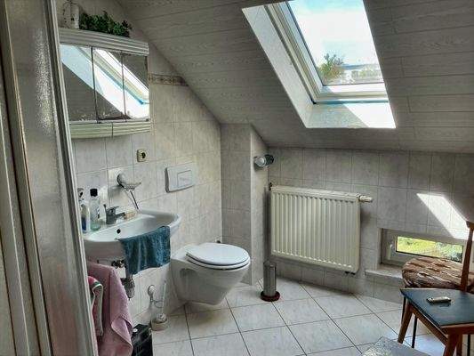 Bad mit Dusche, wc DG