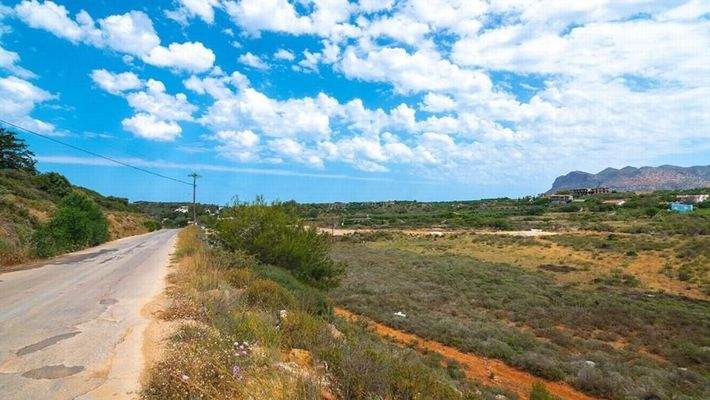 Kreta, Tersana: IM BAU: Zwei luxuriöse Steinvillen in Tersanas Beach zu verkaufen