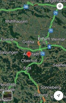 Standort groß Karte