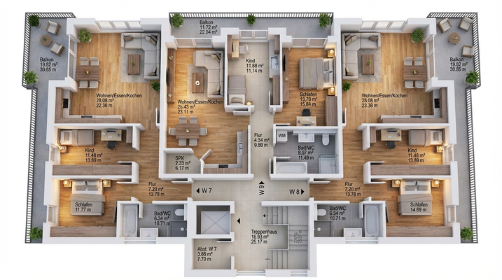 Grundriss 2. Obergeschoss