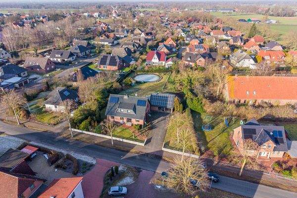 Luftaufnahme Grundstück Frontansicht