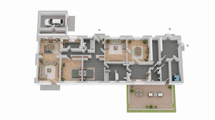 Grundriss (nicht maßstabsgetreu)