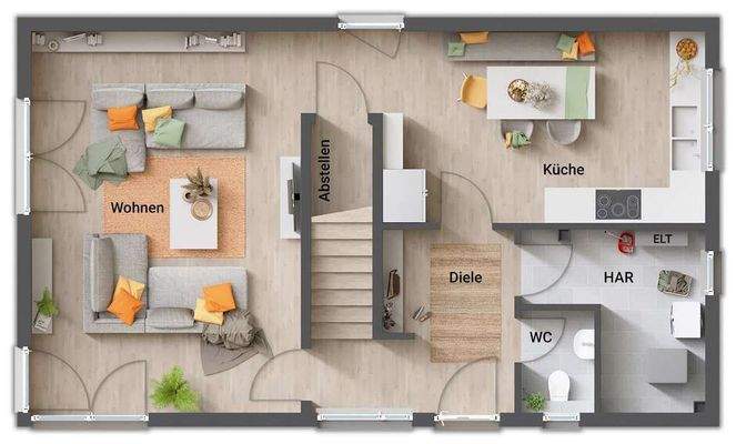 Aura 136 Grundriss Standard UG