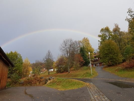 Regenbogen für ein glückliches Zuhause