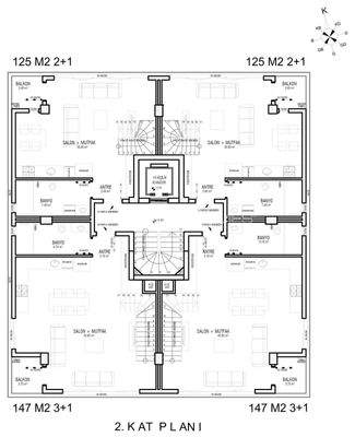 Flats in Complex with Swimming Pool in Antalya Muratpasa