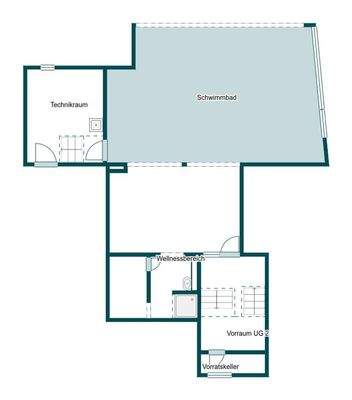 Grundriss Skizze 2. UG