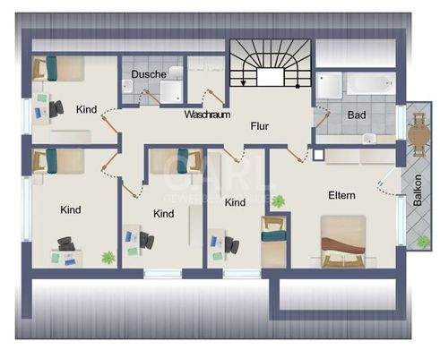 Grundriss Dachgeschoss