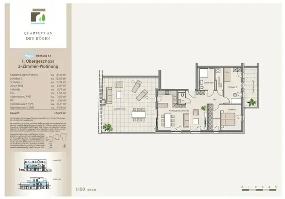 Wohnung 54 - Kaufpreis 589.900 €