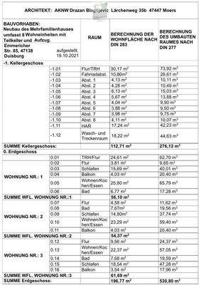Berechnungen, Teil 1