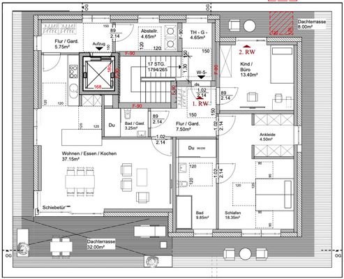 Wohnung 5 Staffelgeschoss
