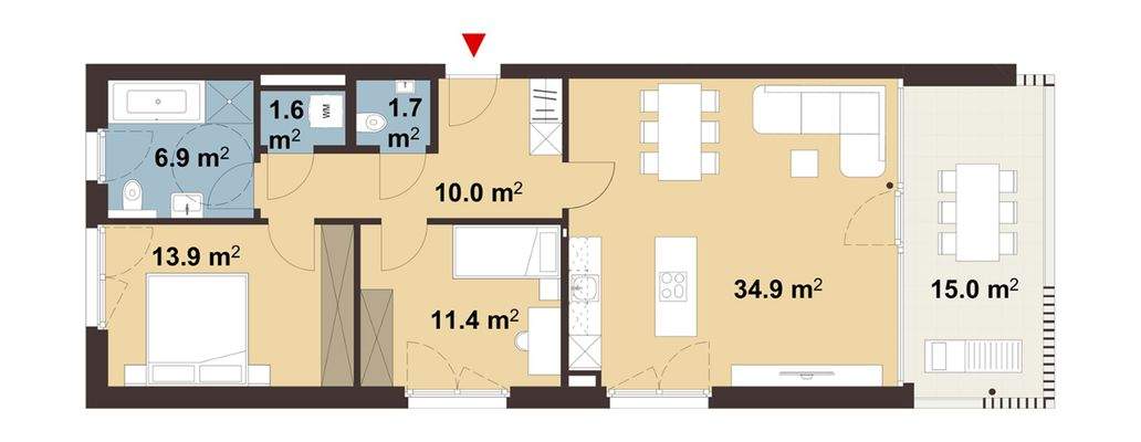 Am Emsbach II in Hohenems Grundriss Whg C06