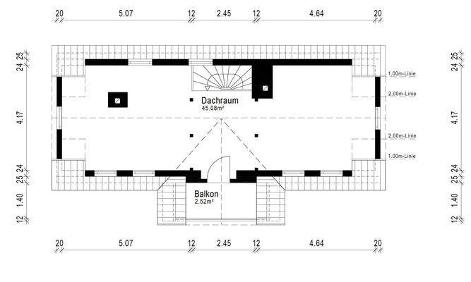 Grundriss Dachgeschoss