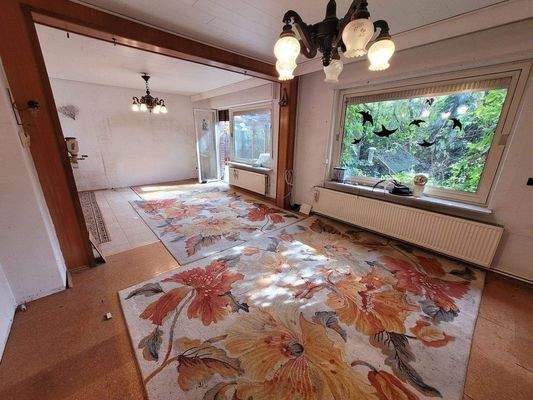 Wohnzimmer mit Wintergarten