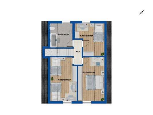 Grundriss Obergeschoss