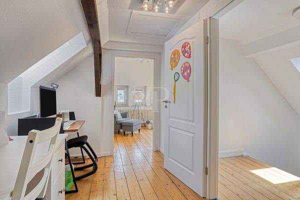 Arbeits - und Spielbereich im Dachgeschoss