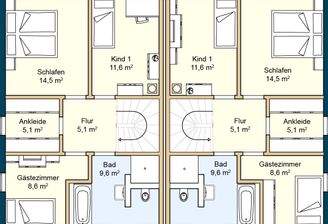 Grundriss Obergeschoss
