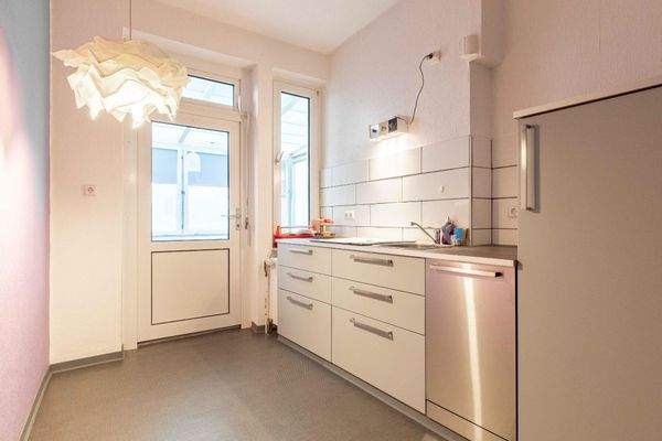 Küche der Erdgeschosswohnung