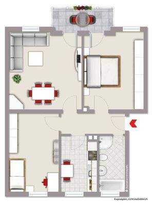 Grundriss 1. Obergeschoss