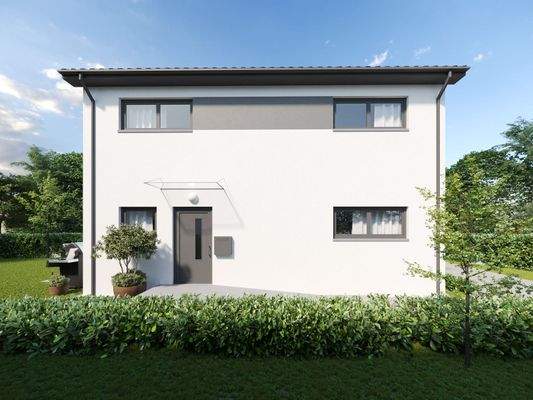 Bebauungsbeispiel für ein Einfamilienhaus