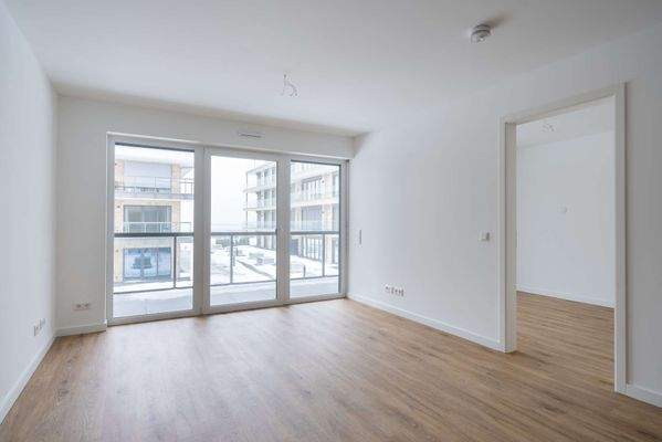 Wohnbereich mit Blick richtung Nordsee