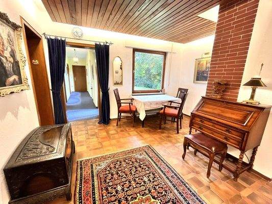 Essbereich mit Zugang ...