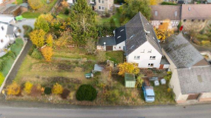 Blick auf das Bauernhaus
