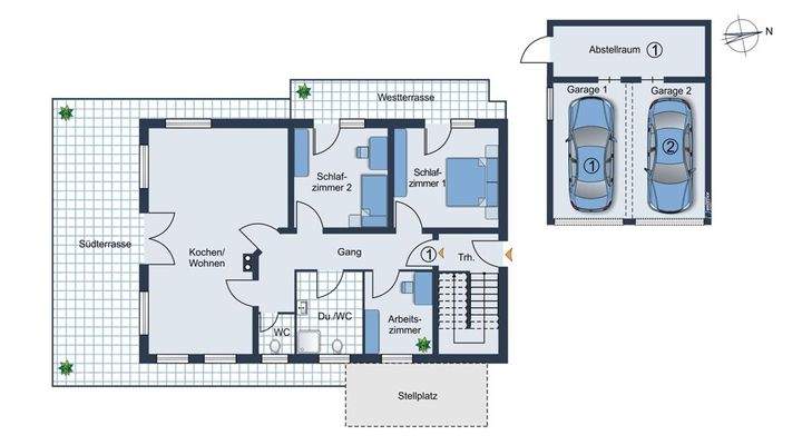 Erdgeschoss Whg. Nr. 1