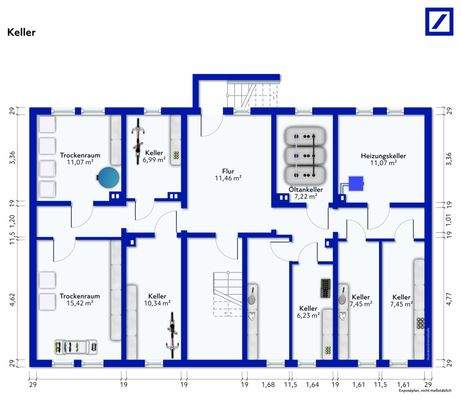 Grundriss Keller