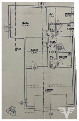 Grundrissplan KG