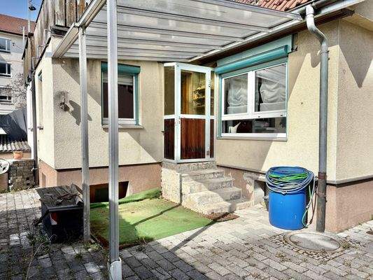 Überdachte Terrasse